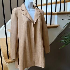 Philosophy Beige Outerwear oversized size XS. Cloth but looks like suede leather